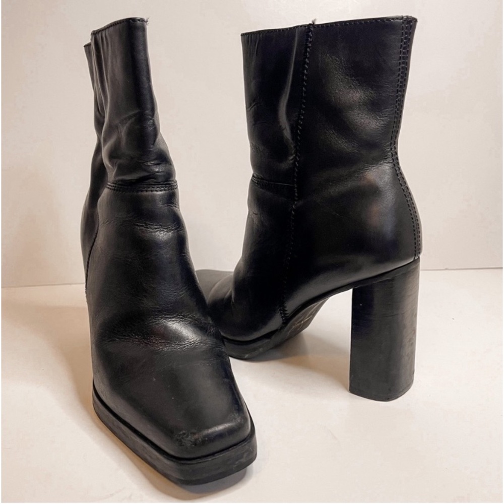 Vintage 90s Y2K Candies Leather Boots 7
